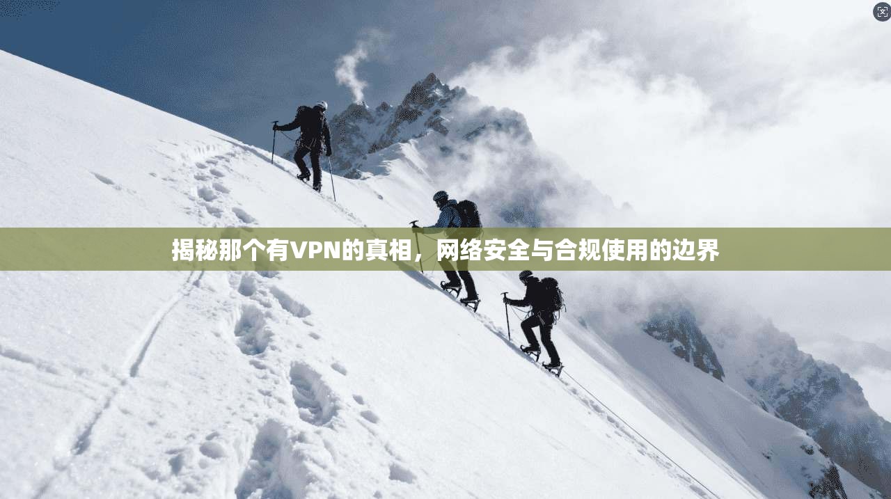 揭秘那个有VPN的真相，网络安全与合规使用的边界