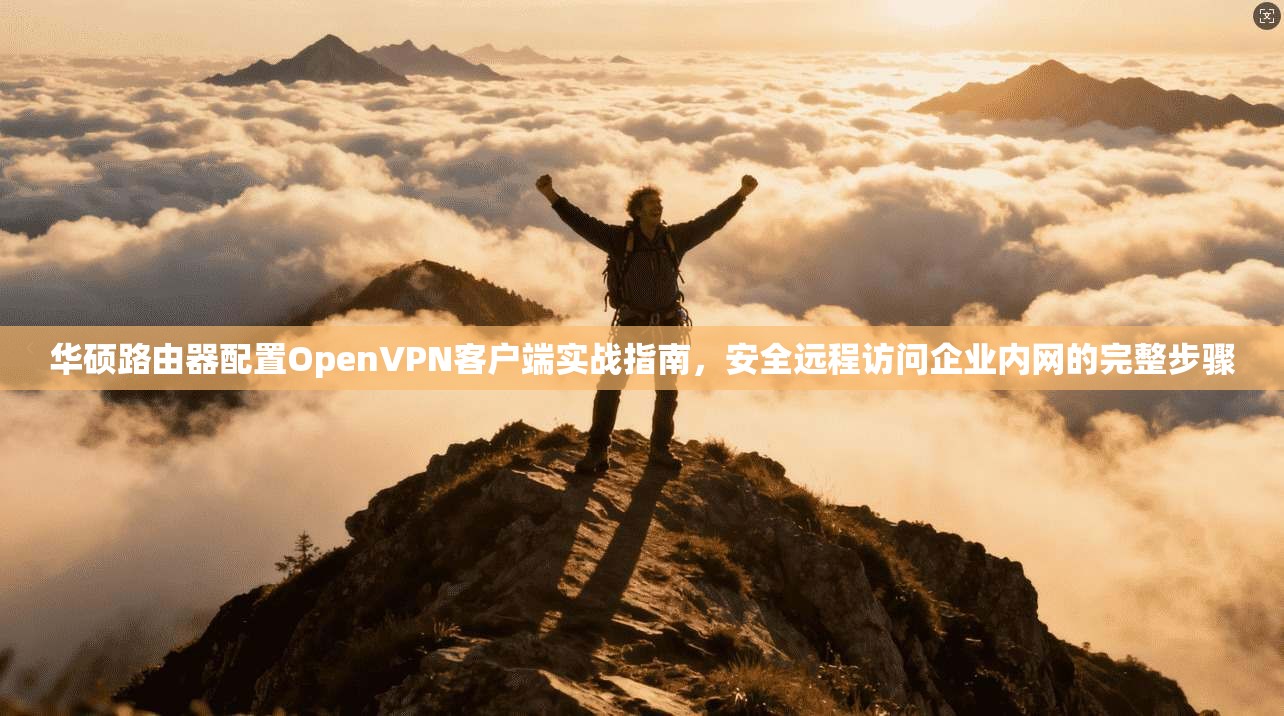 华硕路由器配置OpenVPN客户端实战指南，安全远程访问企业内网的完整步骤