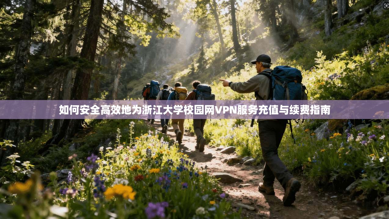 如何安全高效地为浙江大学校园网VPN服务充值与续费指南