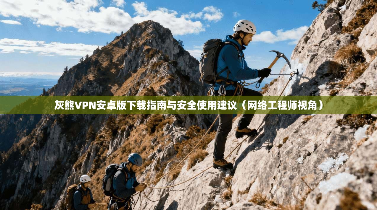 灰熊VPN安卓版下载指南与安全使用建议（网络工程师视角）