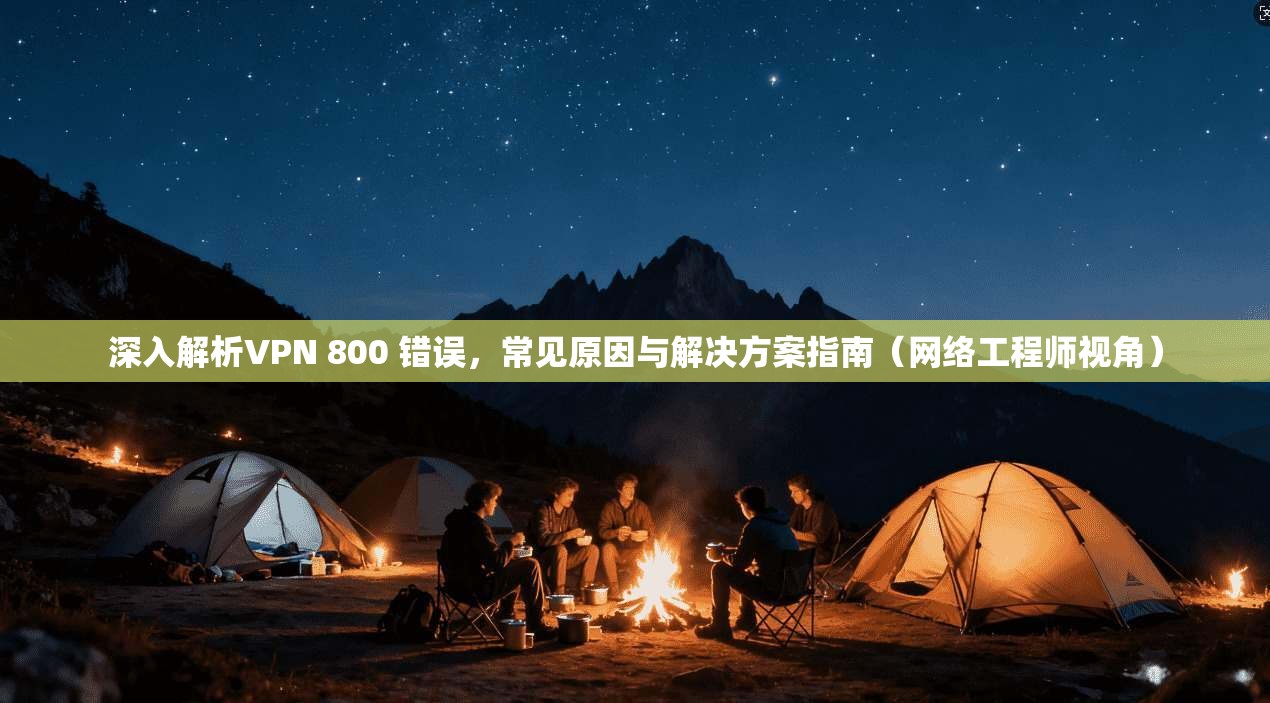 深入解析VPN 800 错误，常见原因与解决方案指南（网络工程师视角）