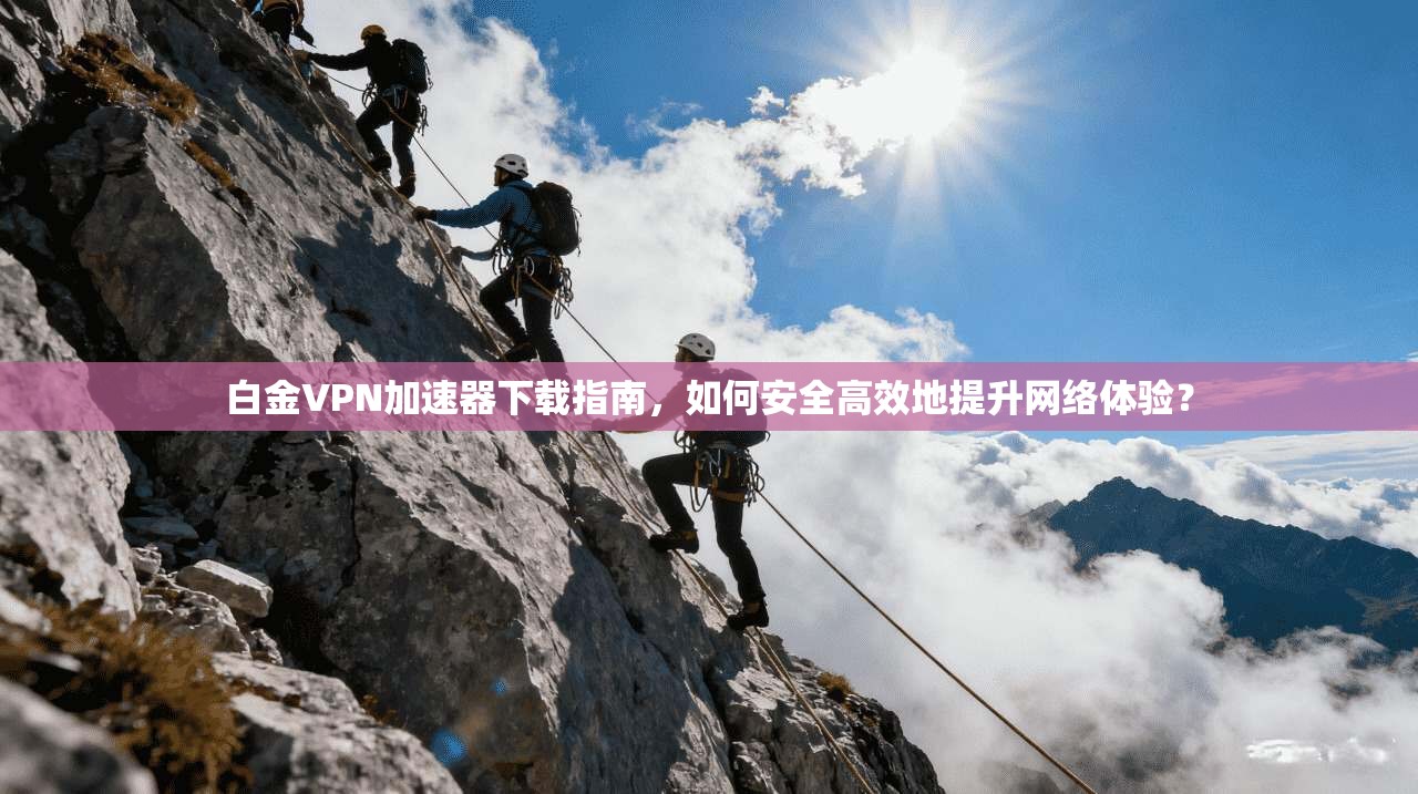 白金VPN加速器下载指南，如何安全高效地提升网络体验？
