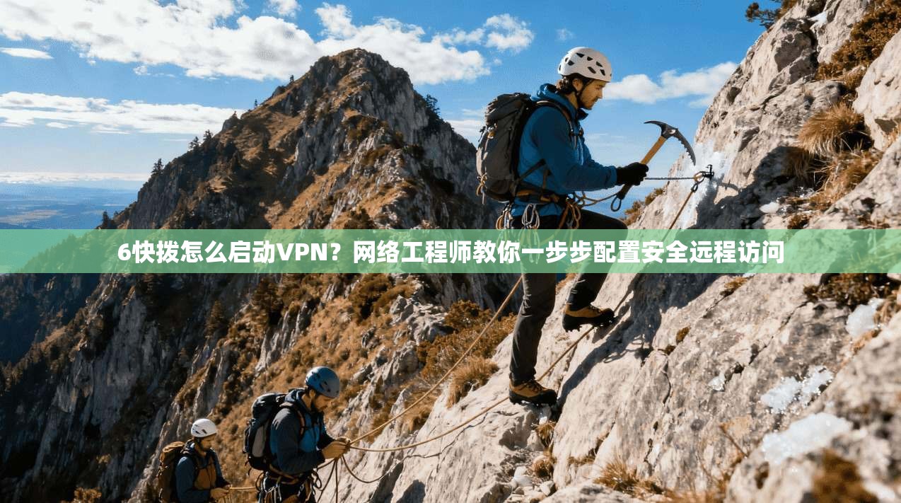 6快拨怎么启动VPN？网络工程师教你一步步配置安全远程访问