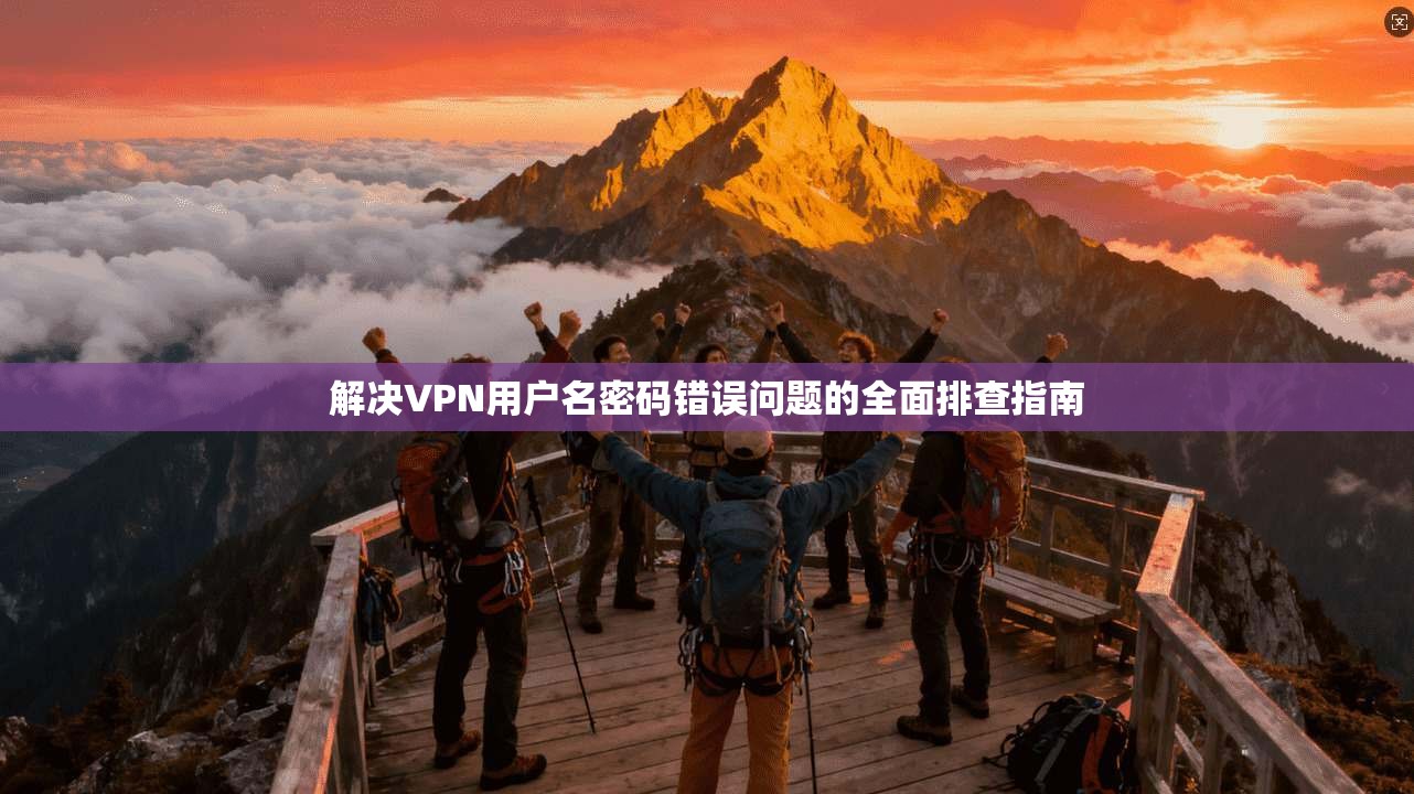 解决VPN用户名密码错误问题的全面排查指南