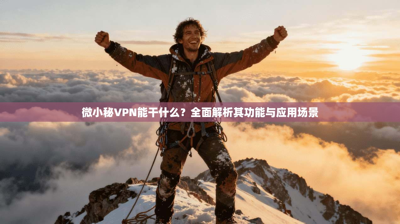 微小秘VPN能干什么？全面解析其功能与应用场景