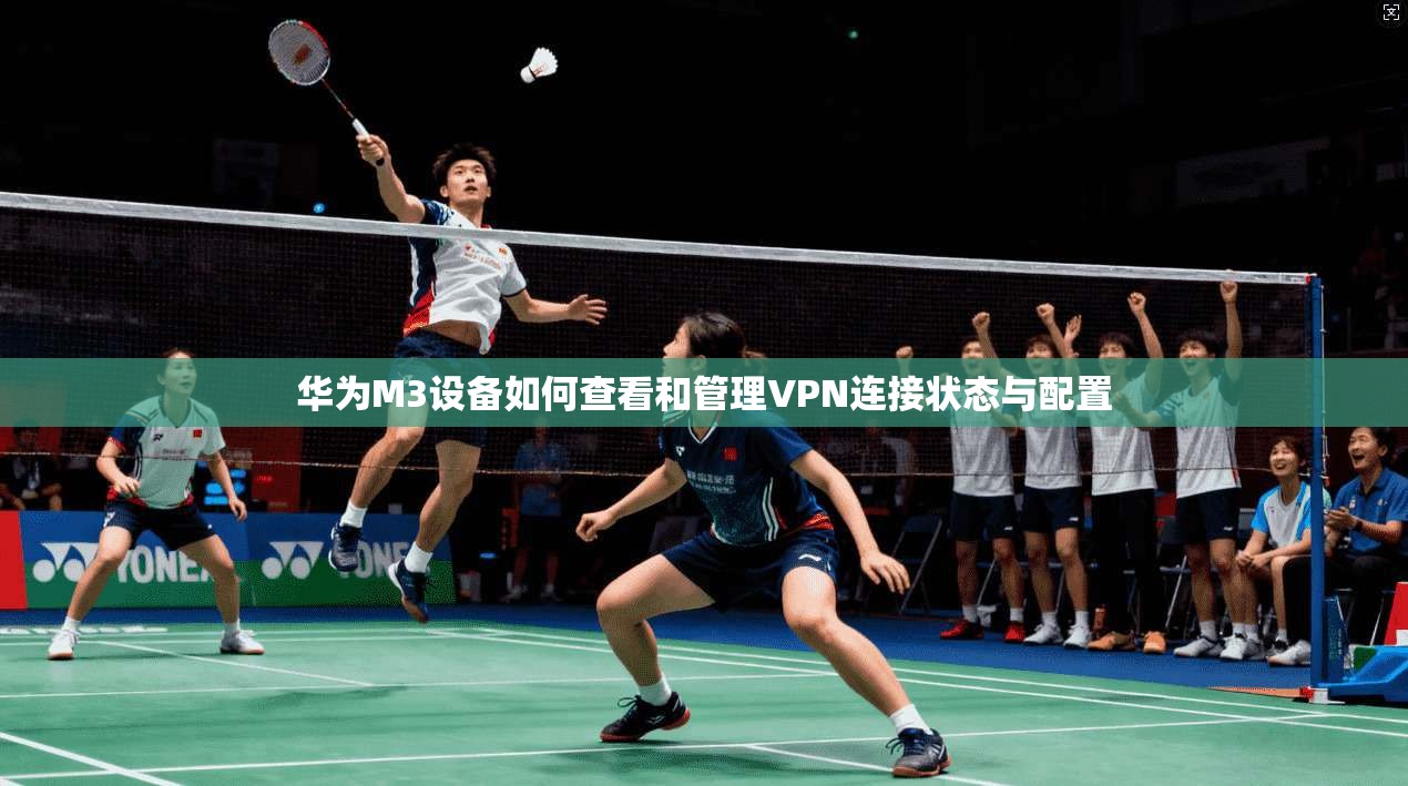 华为M3设备如何查看和管理VPN连接状态与配置